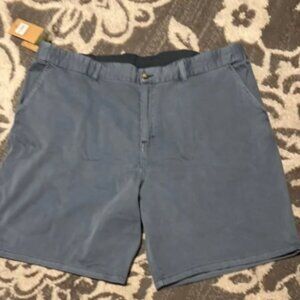 Marsh flat front blue shorts. New. Stretchy. Size 40 pockets.